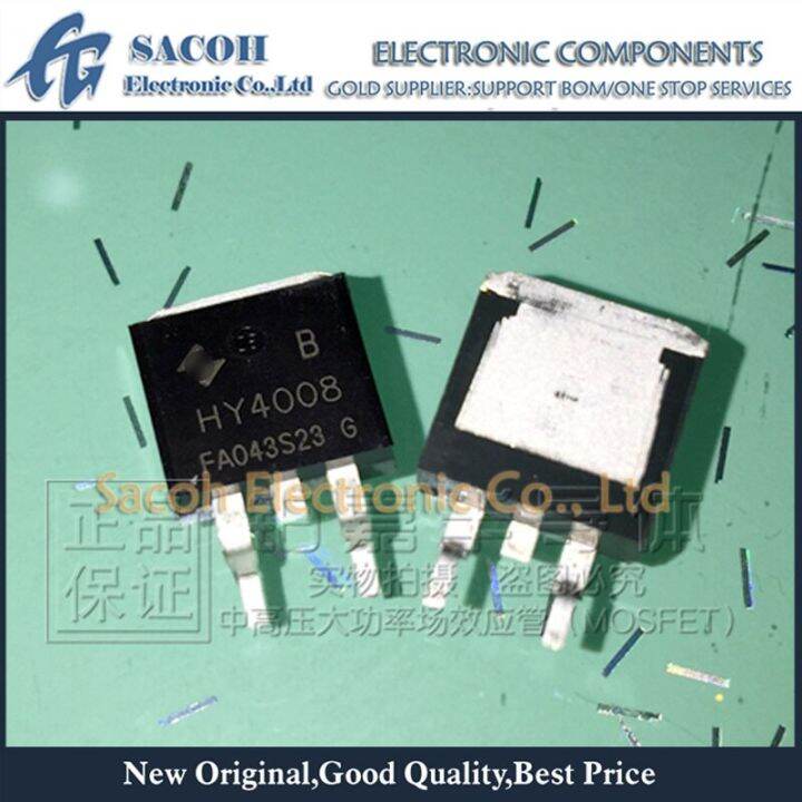 New 10PCS/Lot HY4008B HY4008 4008 HY4008B6 TO-263 200A 80V Power MOSFET ...
