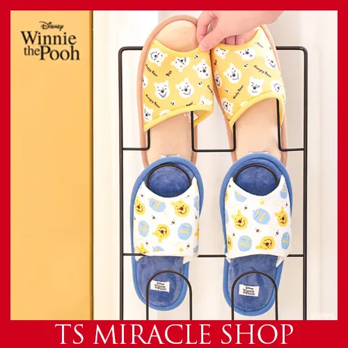 DAISO KOREA X Winnie The Pooh Pattern Printing Living Room shoes indoor
