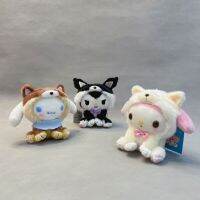 （HOT) ซานริโอ sanrio Shiba Inu แต่งตัวข้ามเพศ Yugui Dog Kuromi Mereti ตุ๊กตาตุ๊กตาจี้ตุ๊กตาขนาดเล็กเครื่องกรงเล็บ