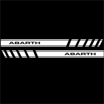 Fiat 500 595 Abarth Side Side Side Sticker Strips Stickers Tuning