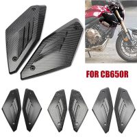 แผงด้านข้าง CB650R ฝาครอบป้องกันเปลือกกรอบรถจักรยานยนต์สำหรับ Honda CB 650R 2019 2020ตัวป้องกันท่อไอเสียไอดี2021