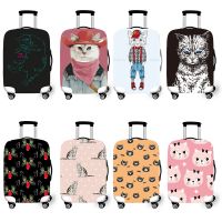 Elastic Luggage Protective Cover Case For Suitcase Protective Cover Trolley Cases Covers 3DTravel Accessories Cat Pattern T10001