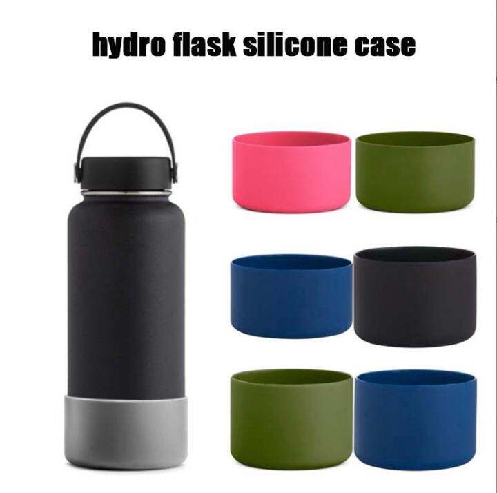 HydroFlasks เคสซิลิโคนขวดผ้าคลุมรถ,เคสป้องกันการบูตปราศจาก BPA แม่เหล็กรถไฟกันลื่นขวดน้ำพร้อม