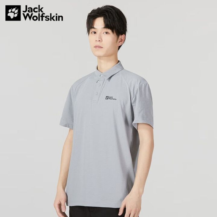 jack-wolfskin-jackwolfskin-wolf-claw-t-shirt-polo-shirt-male-23-spring-and-summer-new-outdoor-breathable-moisture-absorption-short-sleeve-5823331