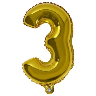 Fashion 16 Inch Silver Foil Number Balloons Birthday Wedding Party Decoration Gold 2