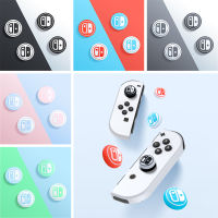 DISOUR 4Pcs สวิทช์จอยสติ๊ก Thumb Stick Grip Caps สำหรับ Nintendo Switch OLED Lite NS Joy-Con Controller JoyCon Switch อุปกรณ์เสริมเกม
