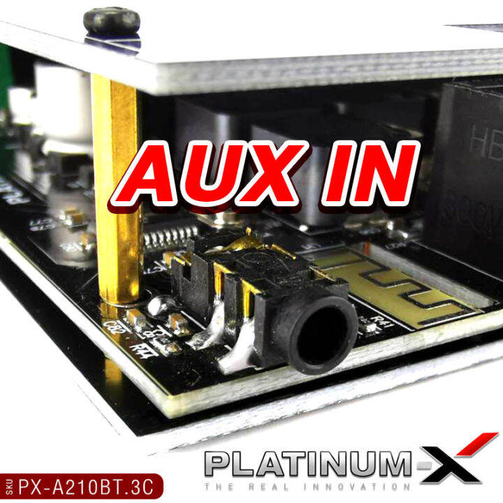 platinum-x-แอมป์จิ๋ว-บลูทูธ-แอมป์บลูทูธแบบมีแท่นเครื่อง-แอมป์จิ๋วแรงๆ-เพาเวอร์แอมป์จิ๋วระบบ-2-1-bluetooth-ขนาดเล็กกำลังขับสูง-เพาเวอร์รถยนต์-210