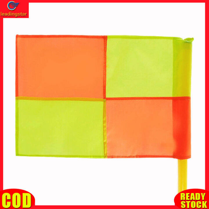 leadingstar-rc-authentic-soccer-referee-flag-for-fair-play-sports-match-football-rugby-hockey-training-linesman-flags