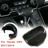 LAIFU Cenviffor Honda CRV 2017 2018 2019คาร์บอนไฟเบอร์ครอบหัวเกียร์เปลี่ยน Style Gear