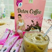 Hộp 10 Gói Cafe Giảm Cân Detox Coffee Collagen _ Cà Phê Giảm Cân Hiệu Quả