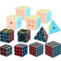 MoYu MeiLong 3x3x3 Megaminx Magic Cube Professional Basis Teaching Carbon Fiber Stickers Macaron Color Puzzle Cube Toys For Kids Brain Teasers