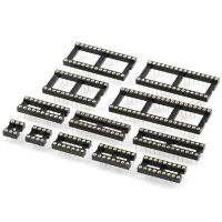 ขั้วต่อซ็อกเก็ต IC รูกลม 10 ชิ้น DIP 6 8 14 16 18 20 24 28 40 ซ็อกเก็ตพิน DIP6 DIP8 DIP14 DIP16 DIP18 DIP20 DIP28 DIP40 พิน