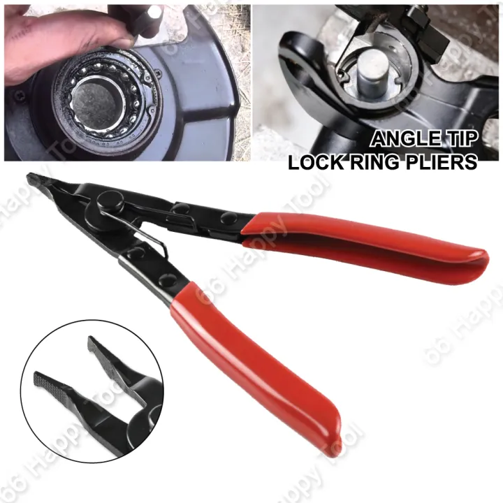 Angle Tip Lock Ring Pliers Automotive Spread Snap Rings on Brake Pedal