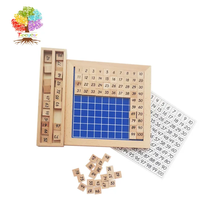 treeyear-montessori-wooden-toys-counting-blocks-puzzles-math-hundred-board-1-100-consecutive-numbers-educational-game-for-kids