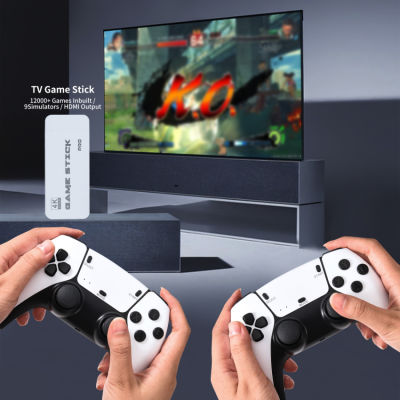 🎮คลังสินค้าพร้อม🎮คอนโซลเกมย้อนยุคแบบไร้สาย HD 4K คอนโซลเกมย้อนยุคคลาสสิกคอนโซลเกมมินิอาร์เคดผู้เล่นสองคนแบบปลั๊กแอนด์เพลย์ Joypad สำหรับจอสัมผัสวิดีโอ23ตัวเลียนแบบความละเอียด HDMI เอาต์พุตสำหรับผู้ใหญ่ของขวัญสำหรับเด็ก (64กรัม)