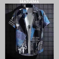 SEATUEMA  **พร้อมส่งจากไทย** เสื้อยืดผู้ชาย แฟชั่นเกาหลี 0066