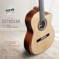 Alvarez CC7HCEAR กีตาร์สายเอ็น Hybrid Classical สเปค Top Solid (A+ Sitka Spruce / Dark Walnut) with Armrest