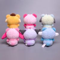 [HOT HUIQKKJKUIO 556] 12เซนติเมตร Kawaii ของเล่นตุ๊กตา Sanrio Kuromi Cinnamoroll น่ารัก Kawaii กระเป๋าเป้สะพายหลังตกแต่งพวงกุญแจแพนด้าตุ๊กตาของเล่นสำหรับเด็กของขวัญคริสต์มาส