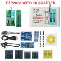 แฟลชชิป Bios 8 64Bit 2023ใหม่ EZP2023 USB ความเร็วสูง SPI Programmer 24 25 93 95EEPROM 25 EZP2023อะแดปเตอร์15