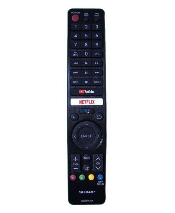 sharp-smart-tv-remote-gb336wjsa-รีโมทสมาร์ททีวี-รองรับฟังก์ชั่นค้นหาด้วยเสียง