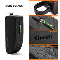 Sireck Size SM Capacity Mountain Bike TPU Bag Waterproof Front Frame Bag Bicycle Top Tube Bag Road Cycling Bike Accessories