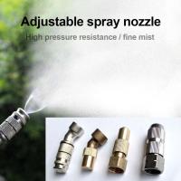 Spray Nozzle Copper High Pressure Sprayer Steel Mist Garden Water Agricultural