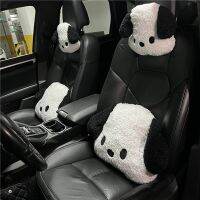 Cartoon car headrests  neck protectors  cute plush dog cushions  comfortable car cushions  all-season general car headrests