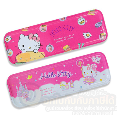 กล่องดินสอ Hello Kitty รหัส KT-A313 แบบเหล็ก 1 ชั้น ลายเจ้าหญิงดิสนี่ย์ จำนวน 1กล่อง พร้อมส่ง