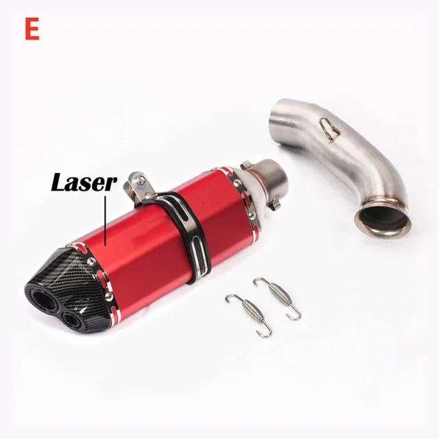 thumbnail interactive-video image 1 of Exhaust Middle Pipe For KTM Duke 250/390 & RC390 2017-2018 - Stainless Steel 1 of 12