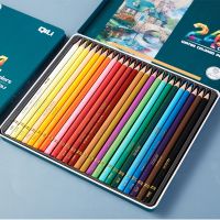 Lele Pencil】เครื่องเขียนโรงเรียนศิลปะของใช้ดินสอกดอินฟินิตี้วาดภาพระบายสีน้ำได้ชุดดินสอสี12/24ชิ้น