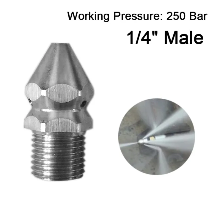 💖New Production💖 Cleaning Nozzle Pressure Washer Drain Sewer Cleaning