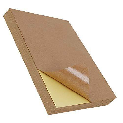Brown Kraft Sticker Paper A4 Printable Lazada PH