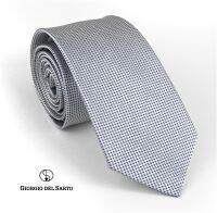 Giorgio Del Sarto Necktie 7 cm Grey with Fabric Texture เนคไทสีเทามีเท็กเจอร์