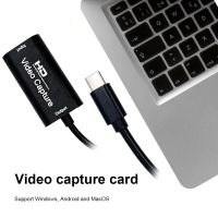 4K 1080P Audio Video Capture Card DC 5V 0.4A USB 2.0 Video Capture Card Adapter HDMI-compatible Video Grabber for Computer Phone Adapters Cables