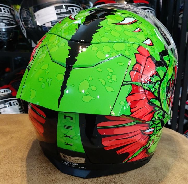 nexx-หมวกกันน็อกรุ่น-urban-sport-sx-100r-ลาย-abisal-green-red-เงียบกว่าที่เคย-หลักอากาศพลศาสตร์ที่ดีขึ้น