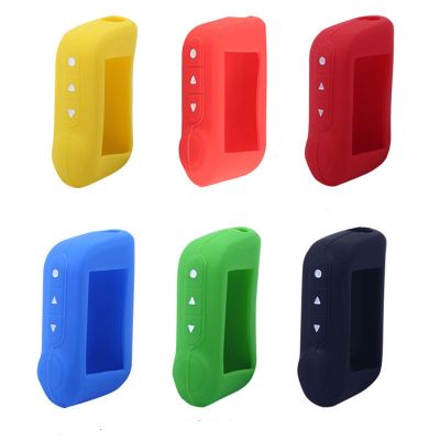 【CW】Silicone Auto Key Case for Starline A93 A63 Russian Version Two Way Car Alarm LCD Remote Controller Keychain Fob Cover