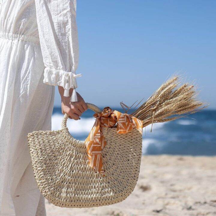 yogodlns-straw-bags-for-women-summer-handmade-half-moon-beach-wild-totes-casual-handbags