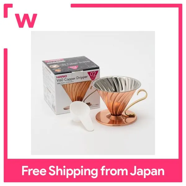 HARIO V60 Copper Dripper 1-4 Tablespoons for Copper Made in Japan VDP-02CP  | Lazada PH