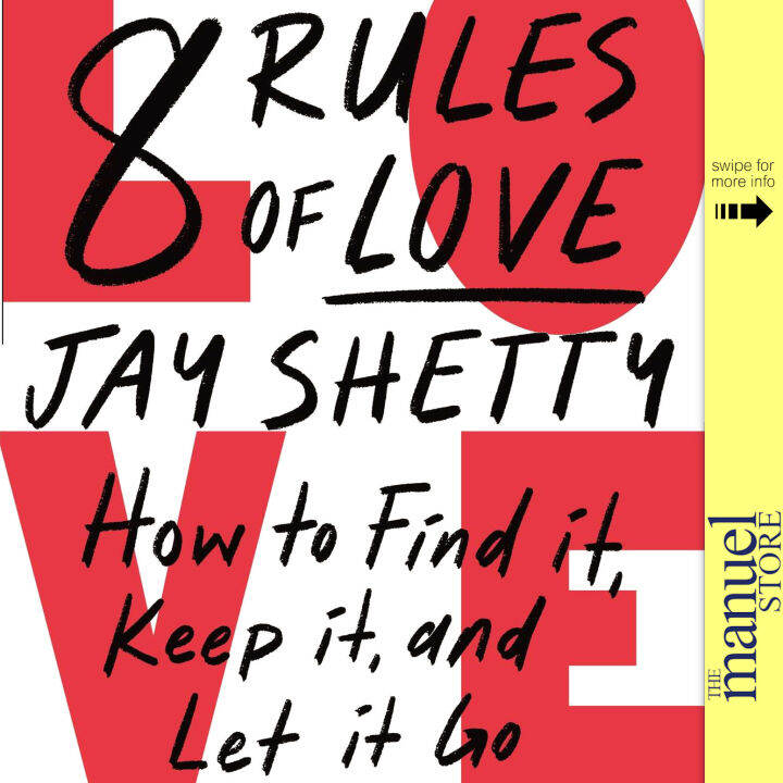 Jay Shetty (2023 Hardcover) 8 Rules Of Love: How To Find It, Keep It ...