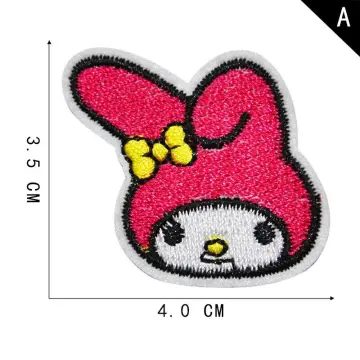 Sanrios Anime Hello Kitty Iron On Patches for Clothing Sew On/iron