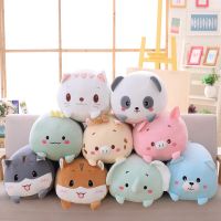 【CW】9 Styles Animal Sweet Dinosaur Pig Cat Bear Plush Toy Soft Cartoon Panda Hamster Elephant Deer Stuffed Doll Baby Pillow Gift