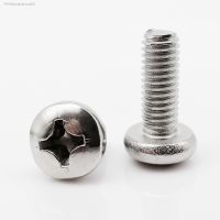 ✻✼ 5/10/25/50pcs M1 M1.2 M1.4 M1.6 M2 M2.5 M3 M4 M5 M6 M8 Micro Small 304 Stainless Steel Cross Phillips Pan Round Head Screw Bolt