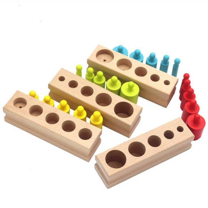 【CW】 Colorful Cylinder Blocks Children Educational | Lazada PH