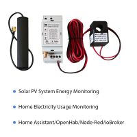 Lh3tih เครื่องวัดพลังงาน WiFi แบบสองทิศทางเฟสเดียว Mqtt 150A ราง Din ผู้ช่วยที่บ้าน OpenHAB Zabbix พลังงานแสงอาทิตย์ PV CE RCM Modbus Tcp/rtu