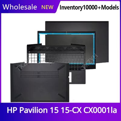 New Original For HP Pavilion 15 15-CX CX0001la Laptop LCD back cover Front Bezel Hinges Palmrest Bottom Case A B C D Shell