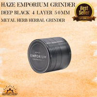 CR1  ที่บดสมุนไพร Haze Emporium Grinder Deep Black 4 Layer Metal Herb Herbal Grinder  สินค้าพร้อมจัดส่ง