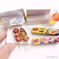 【hot】✙  NEW 1/6 Scale Dollhouse Miniature Non Stick Paper/Aluminum Foll Pretend Food for Blyth BJD