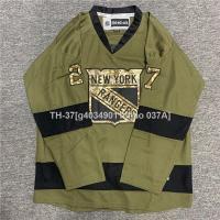 ▽❡ g40349011chao 037A เสื้อกีฬาแขนยาว ลาย Nhl Jersey Hockey Jersey สไตล์ฮิปฮอป เรโทร สําหรับผู้ชาย และผู้หญิง