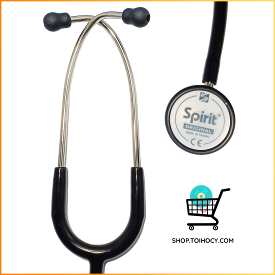 Ống nghe y tế spirit ck-601p ống nghe y tế dành cho sinh viên tặng kèm 1 - ảnh sản phẩm 1