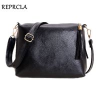 REPRCLA Fashion brand designer women bag soft leather fringe crossbody bag shoulder women messenger bags candy color A866